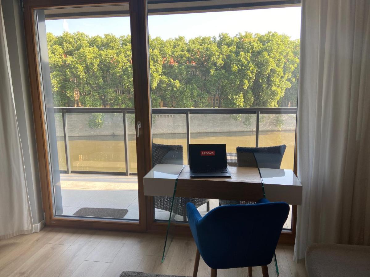 Apartament Studio Z Widokiem Na Odre Bulwary Ksiazece Wrocław Kültér fotó