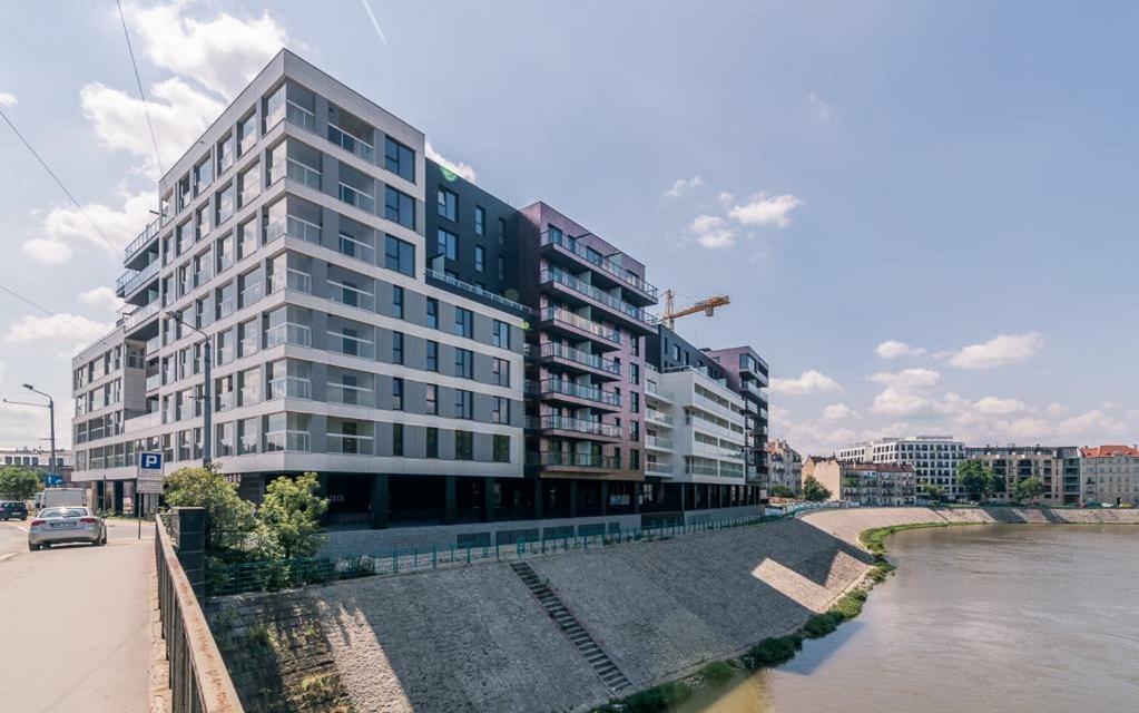 Apartament Studio Z Widokiem Na Odre Bulwary Ksiazece Wrocław Kültér fotó